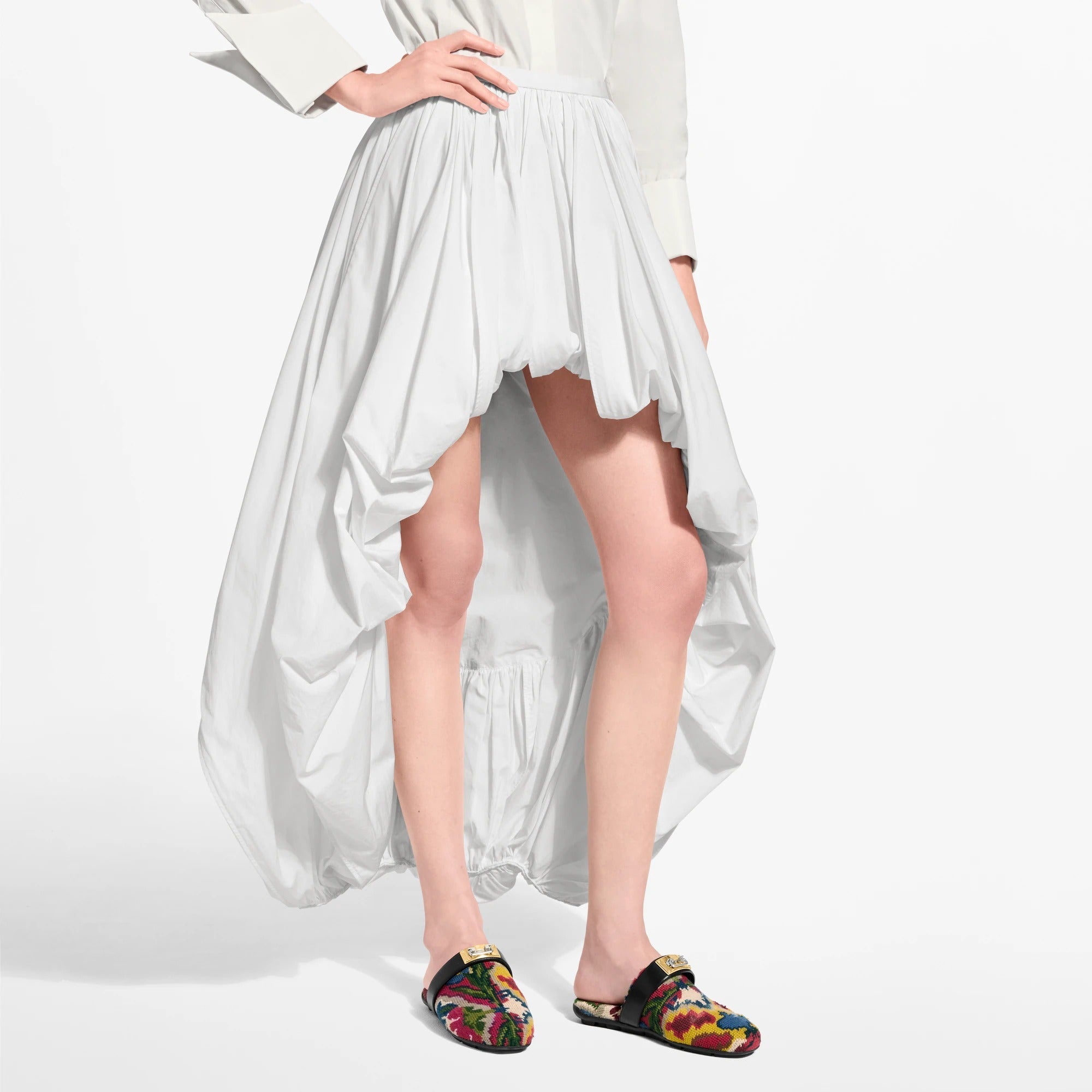 Asymmetrical Balloon Skirt