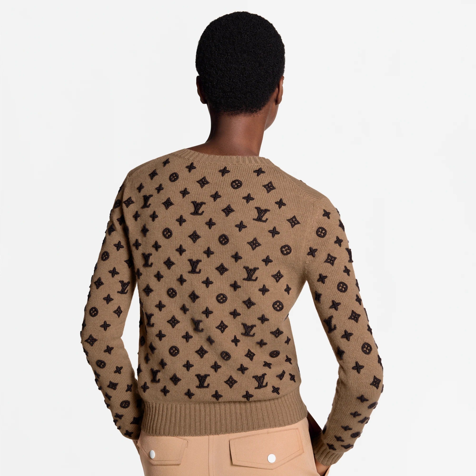 Monogram Cashmere Pullover