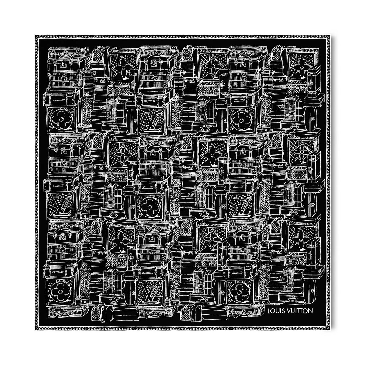 My LV Luggage Square 90
