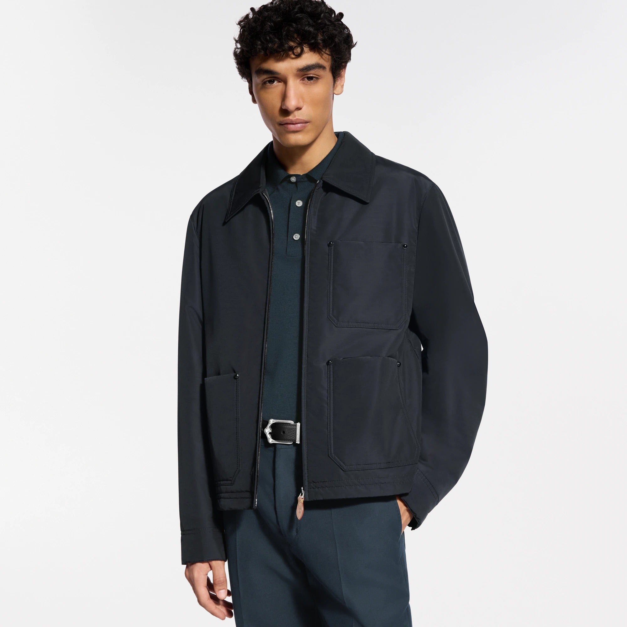 Water-Repellent Wool Mix Workwear Jacket