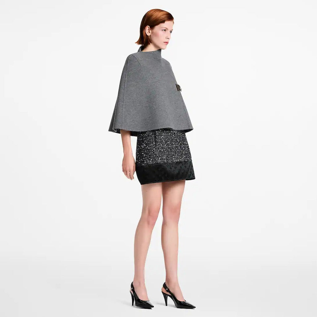 Asymmetrical Collar Cape