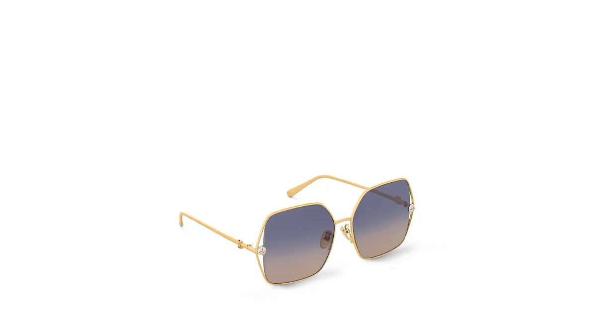 Pearl Twirl Square Sunglasses