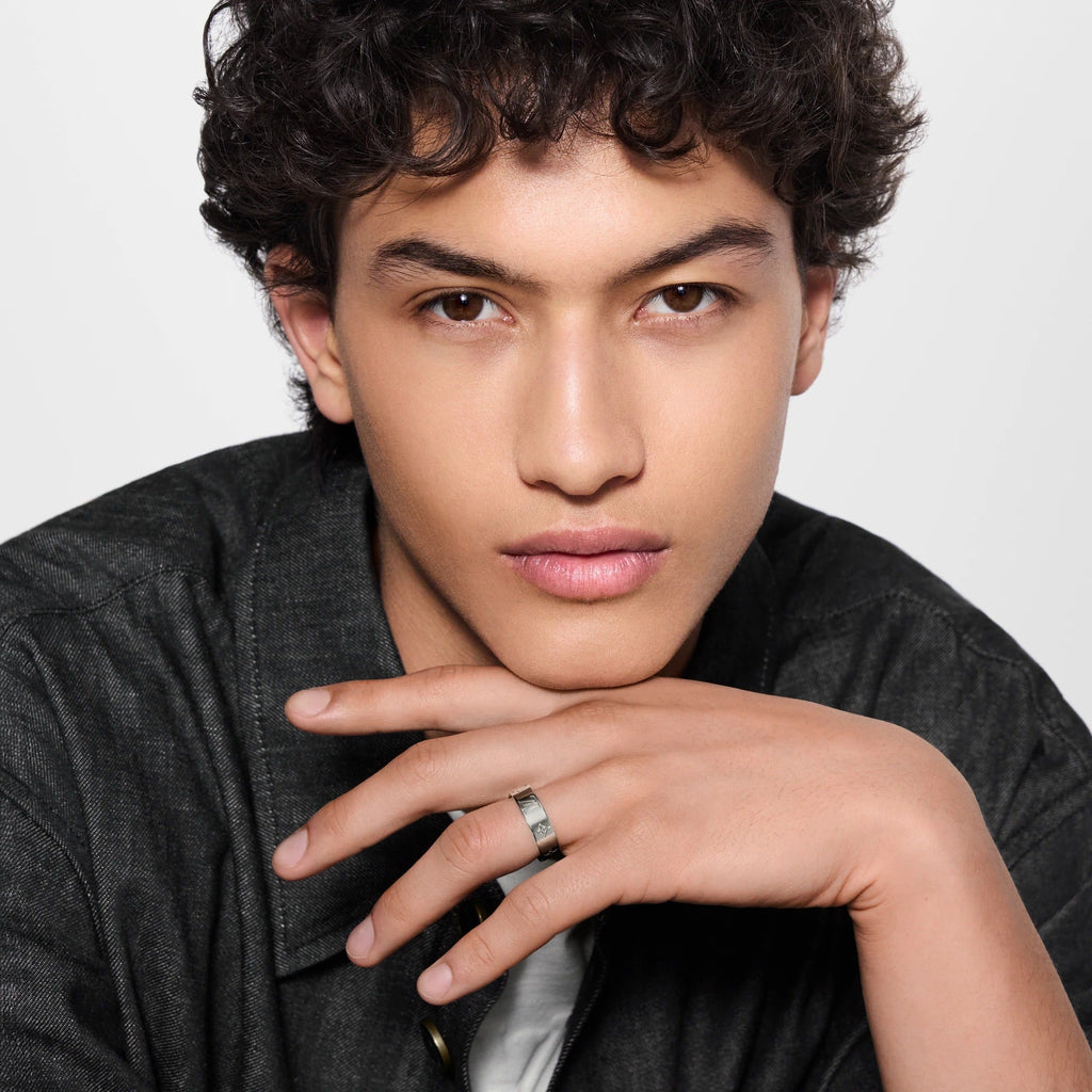 LV Mosaic Thin Ring