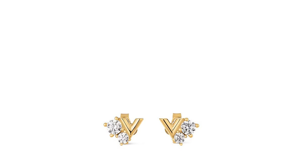Essential V Strass PM Earrings