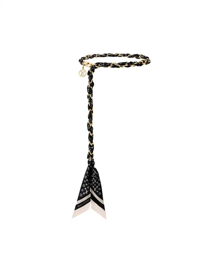 Monogram Silhouette Foulard Tresse Belt