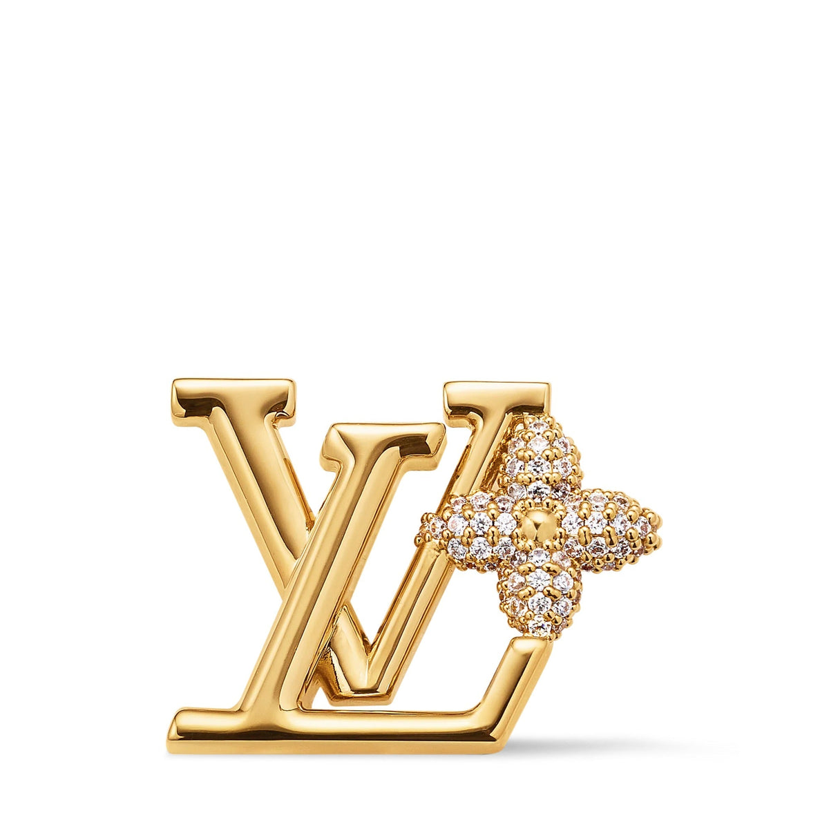 LV Iconic Flower Strass Brooch