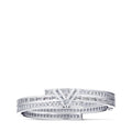 Pure V Bracelet, White Gold and Diamonds