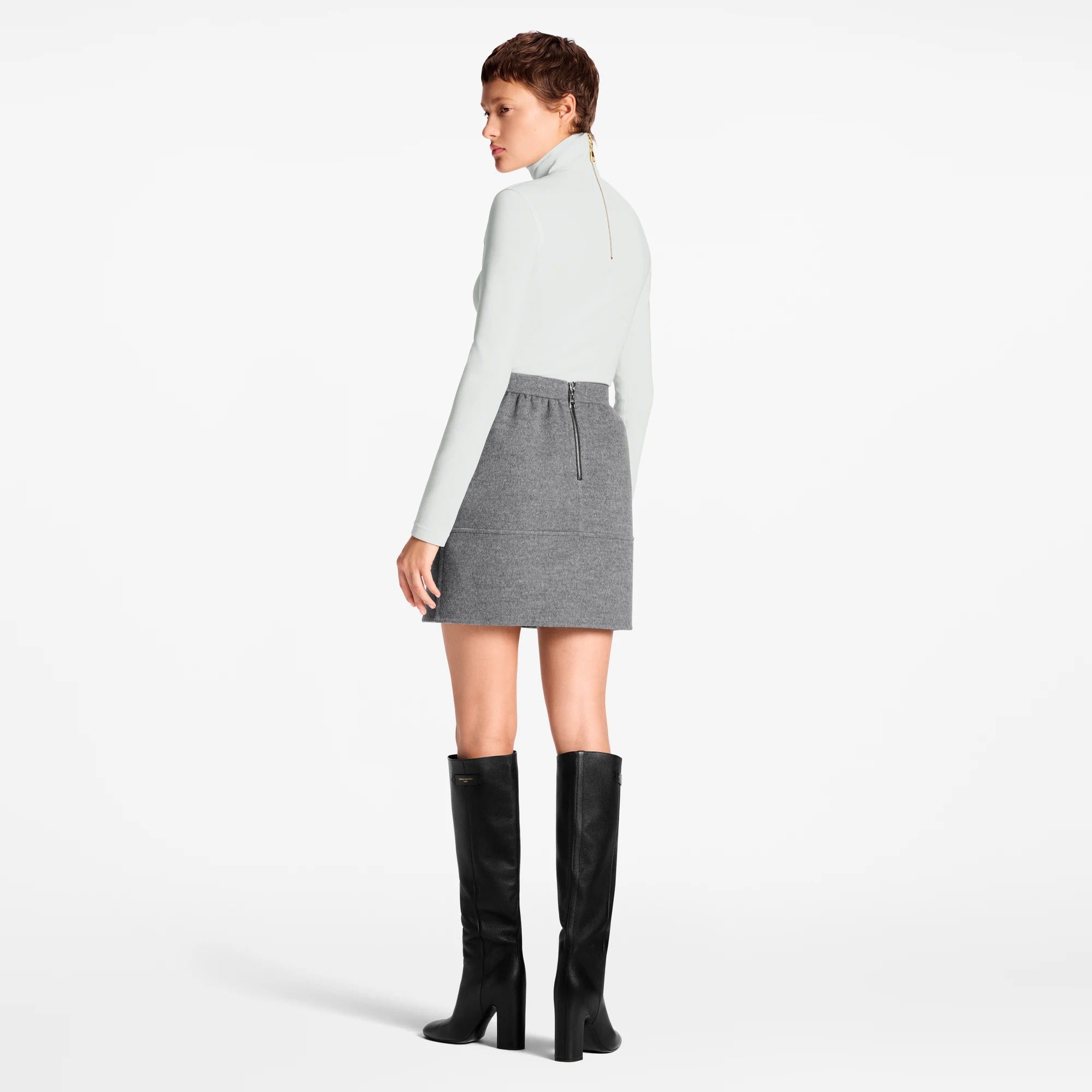 Signature Charm Double Face Skirt