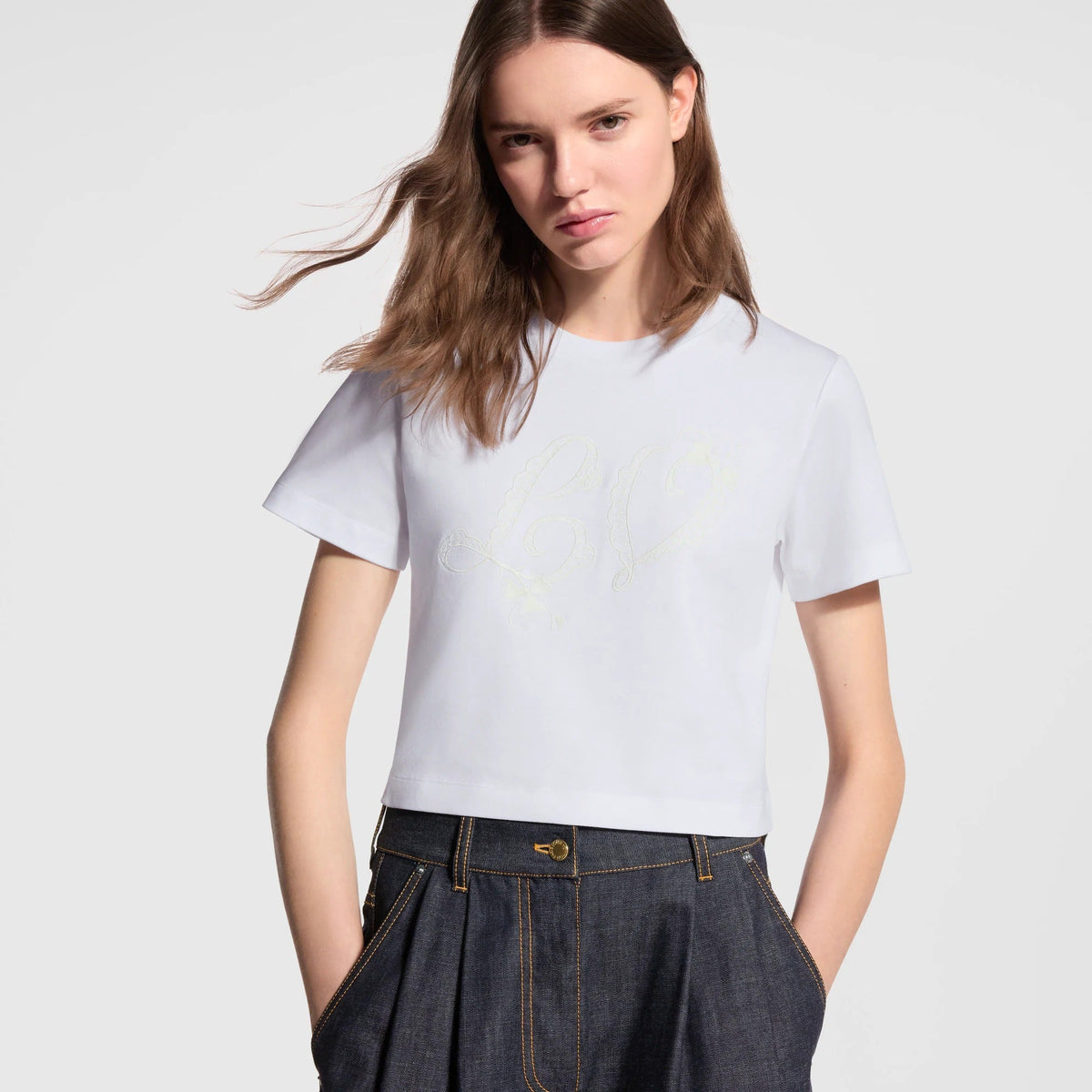 Lace Signature Crop Top