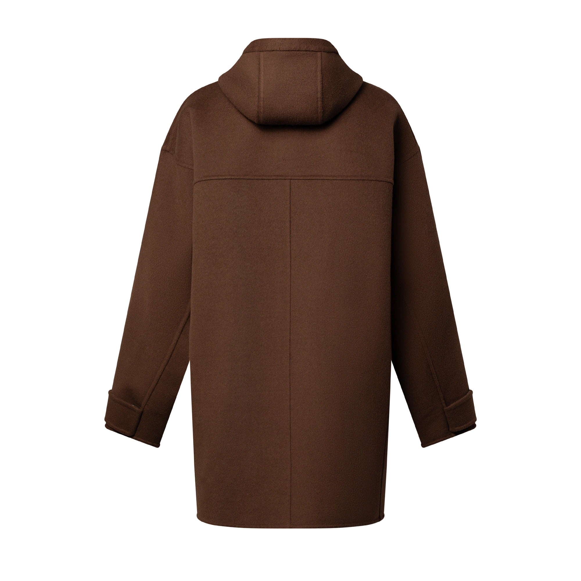 Hooded Button-Up Coat
