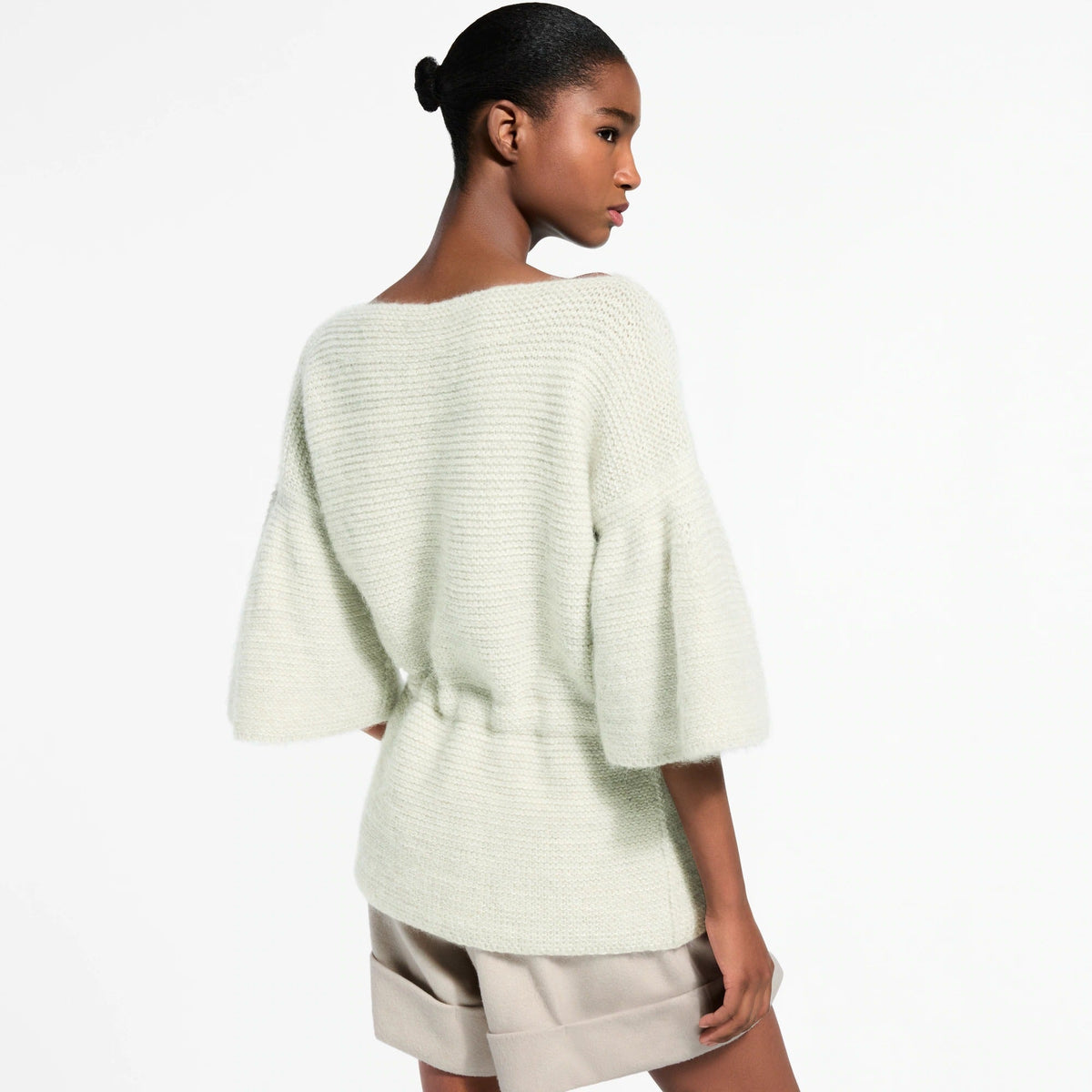 Bell Sleeve Knit Top