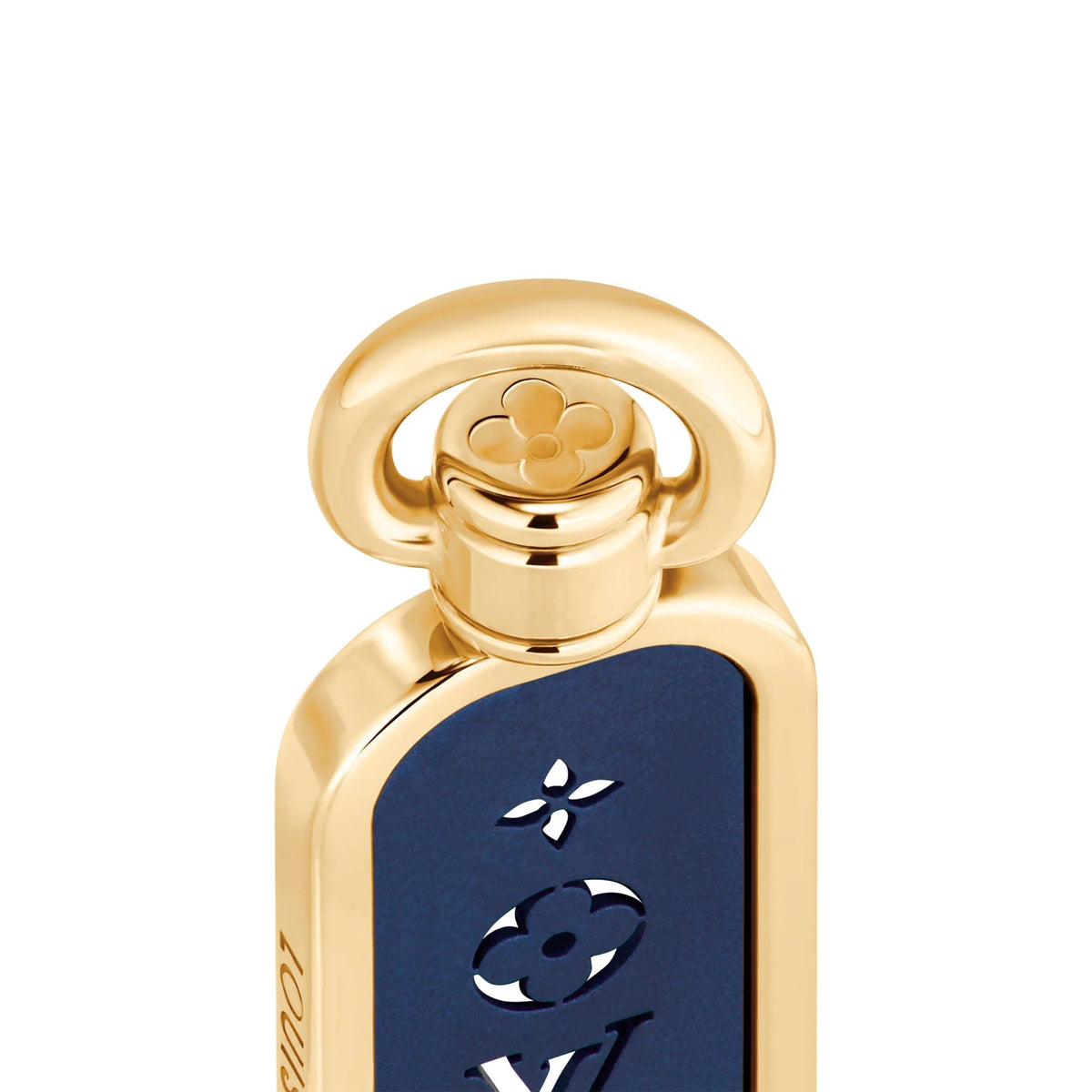 Les Gastons Vuitton Small Tag Pendant, Yellow Gold and Blue Titanium
