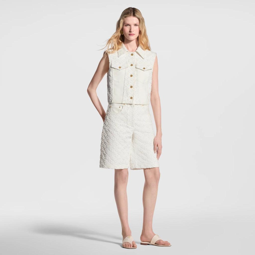 Sleeveless Monogram Fil Coupé Jacket