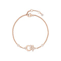 Idylle Blossom Bracelet, Pink Gold and Diamonds