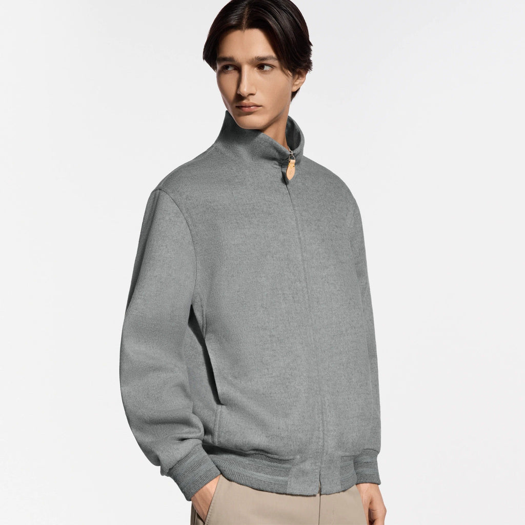 Double Face Cashmere-Wool Track Top