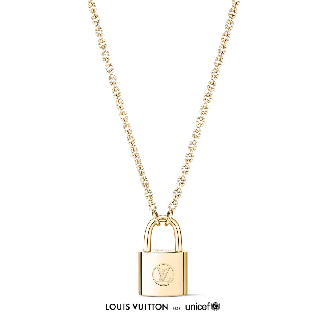 Silver Lockit Exclusive Gold Edition Pendant, Yellow Gold