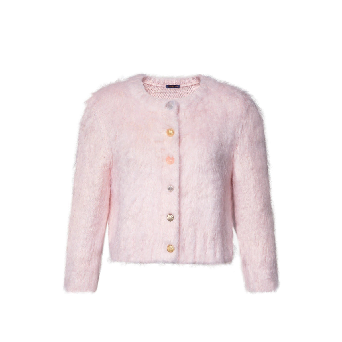 Jewel Button Brushed Cardigan