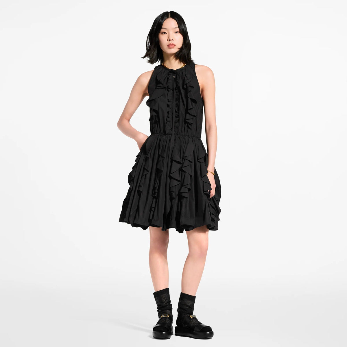 Ruffle Mini Dress