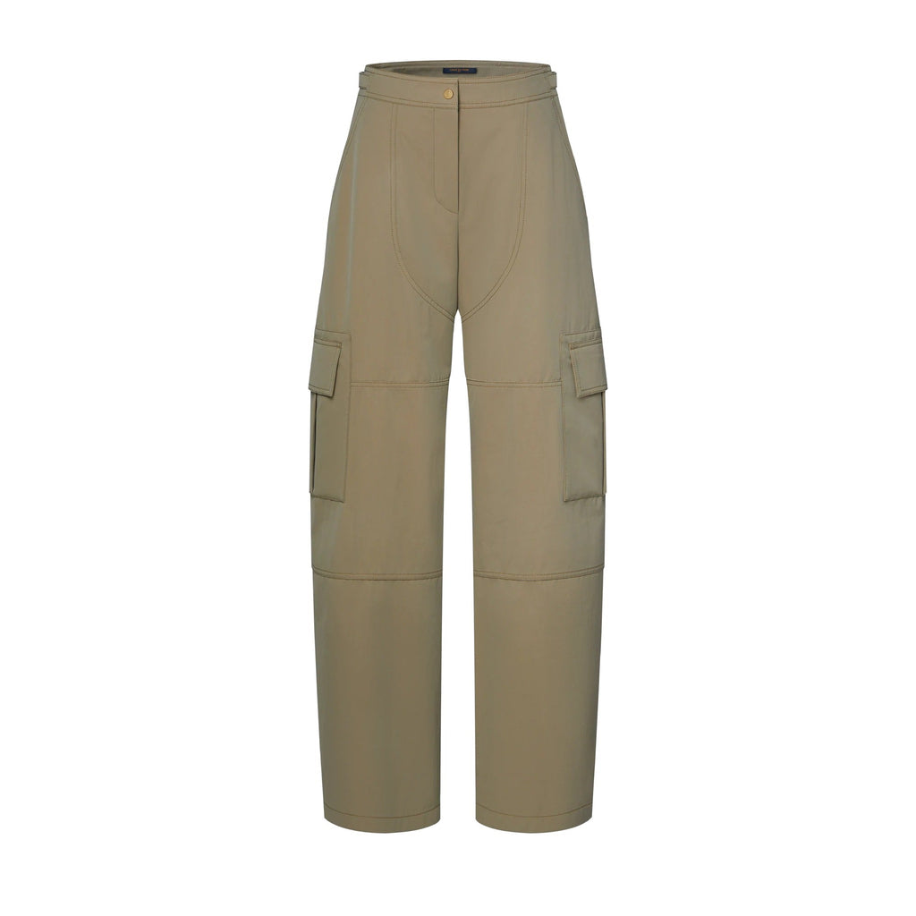 Wide-Leg Cargo Pants