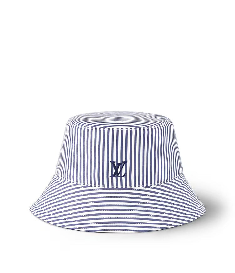 LV League Striped Bucket Hat