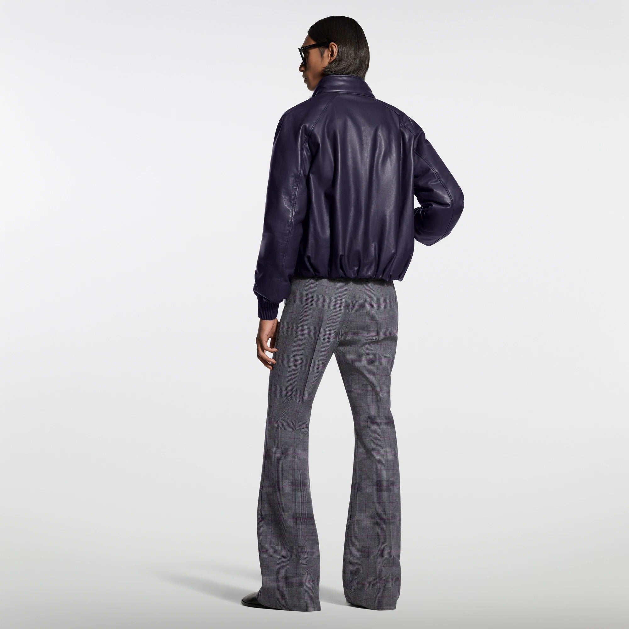 Padded Leather Blouson