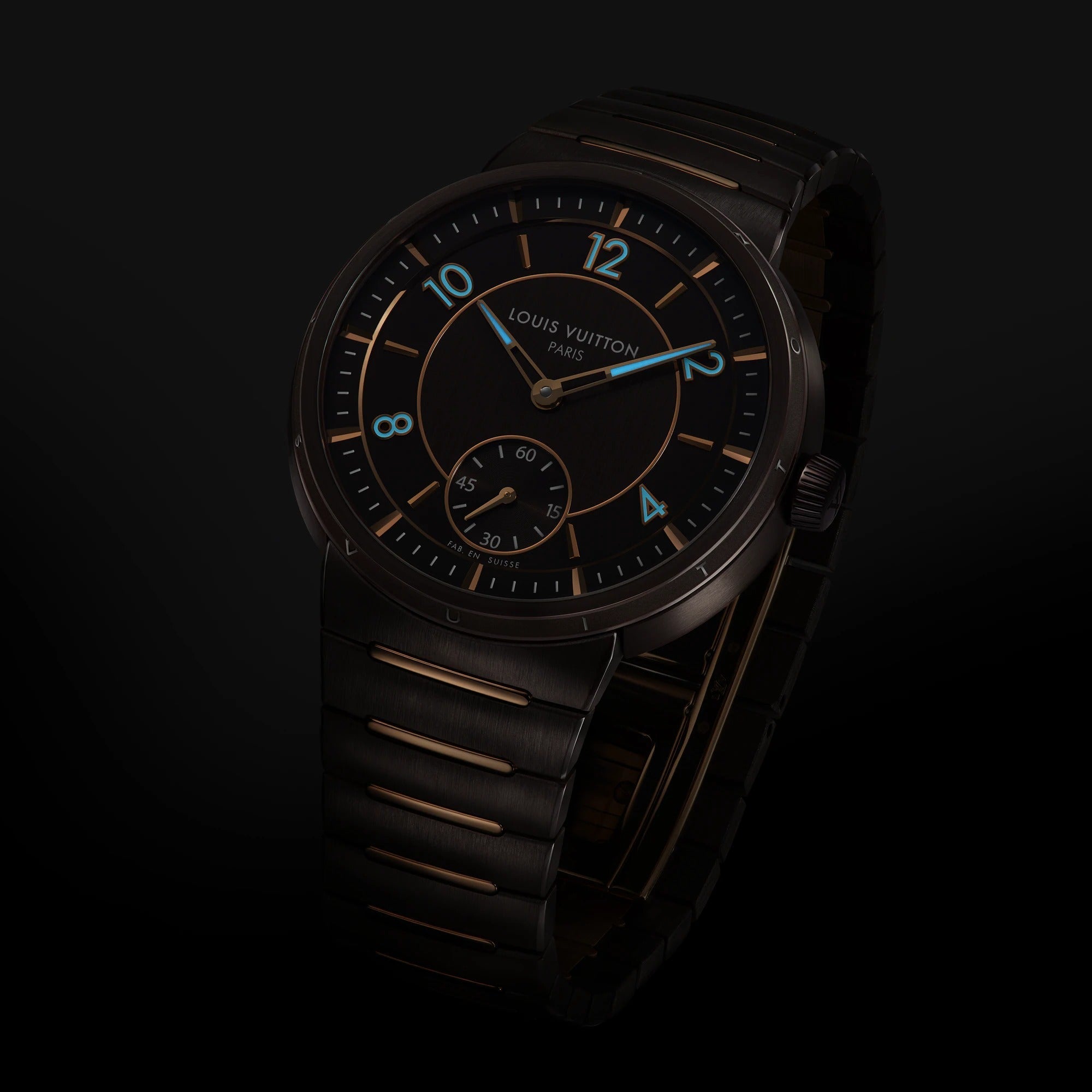 Tambour, Automatic, 40mm, Ceramic and Rose Gold