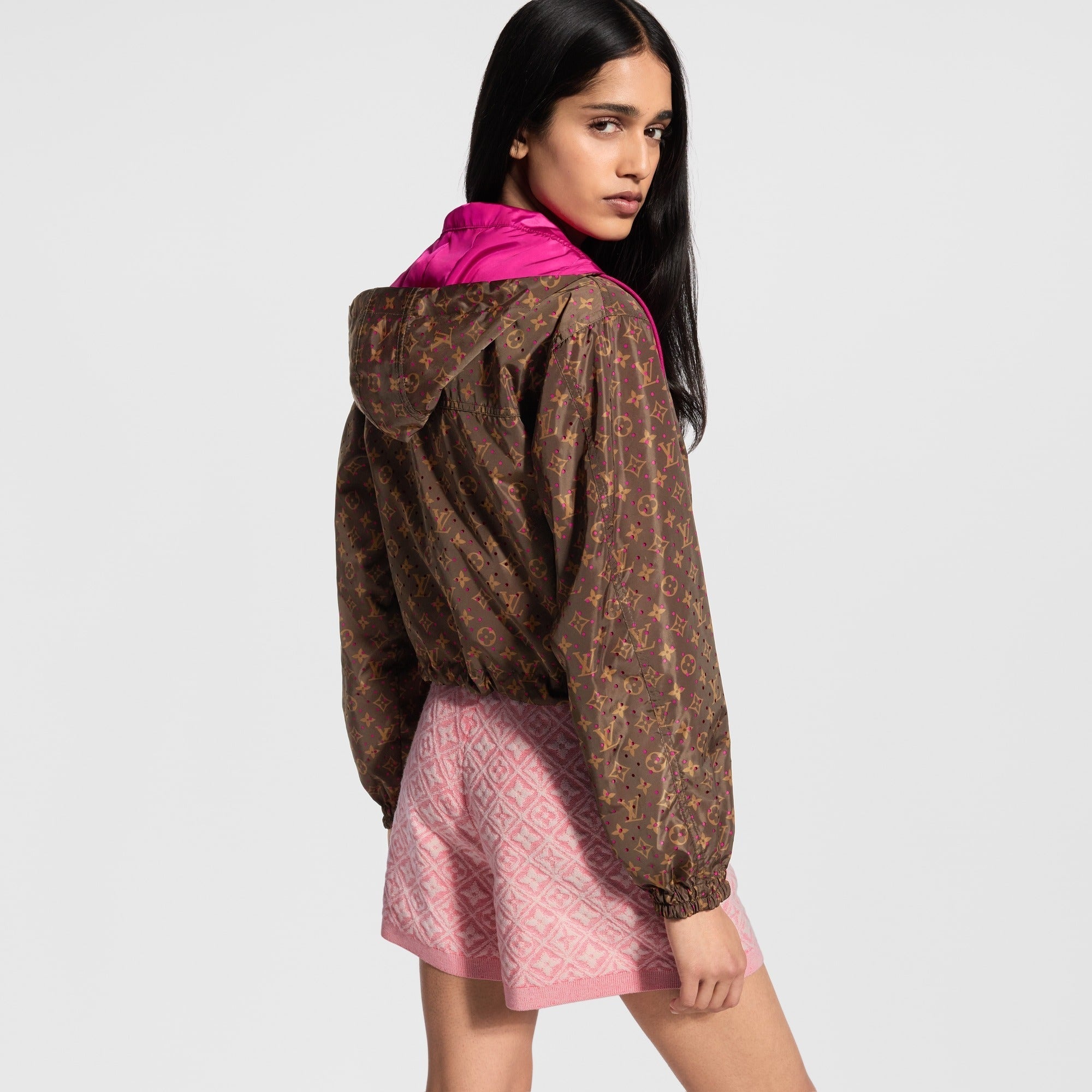 Perforated Monogram Jacket