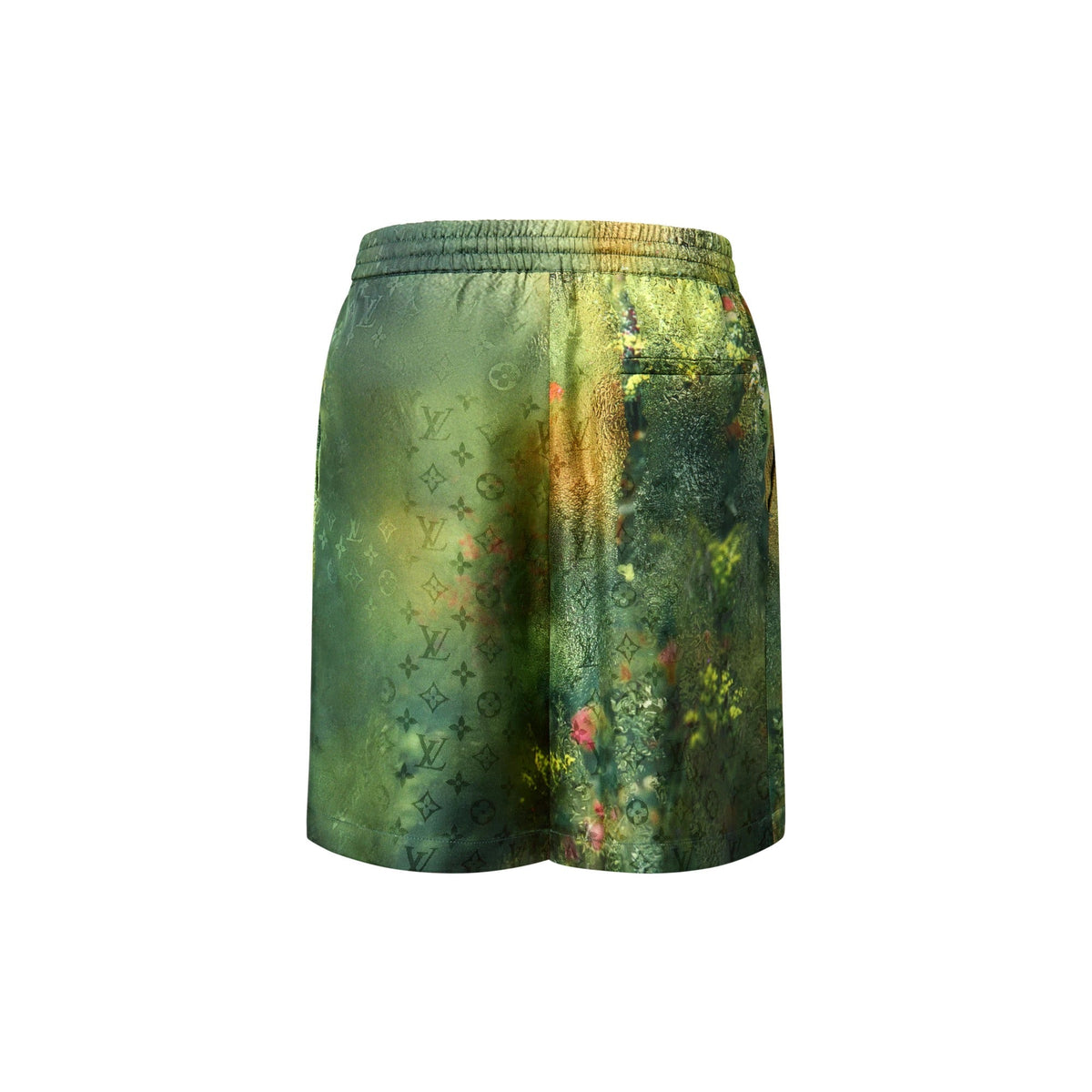 Monogram Silk Shorts