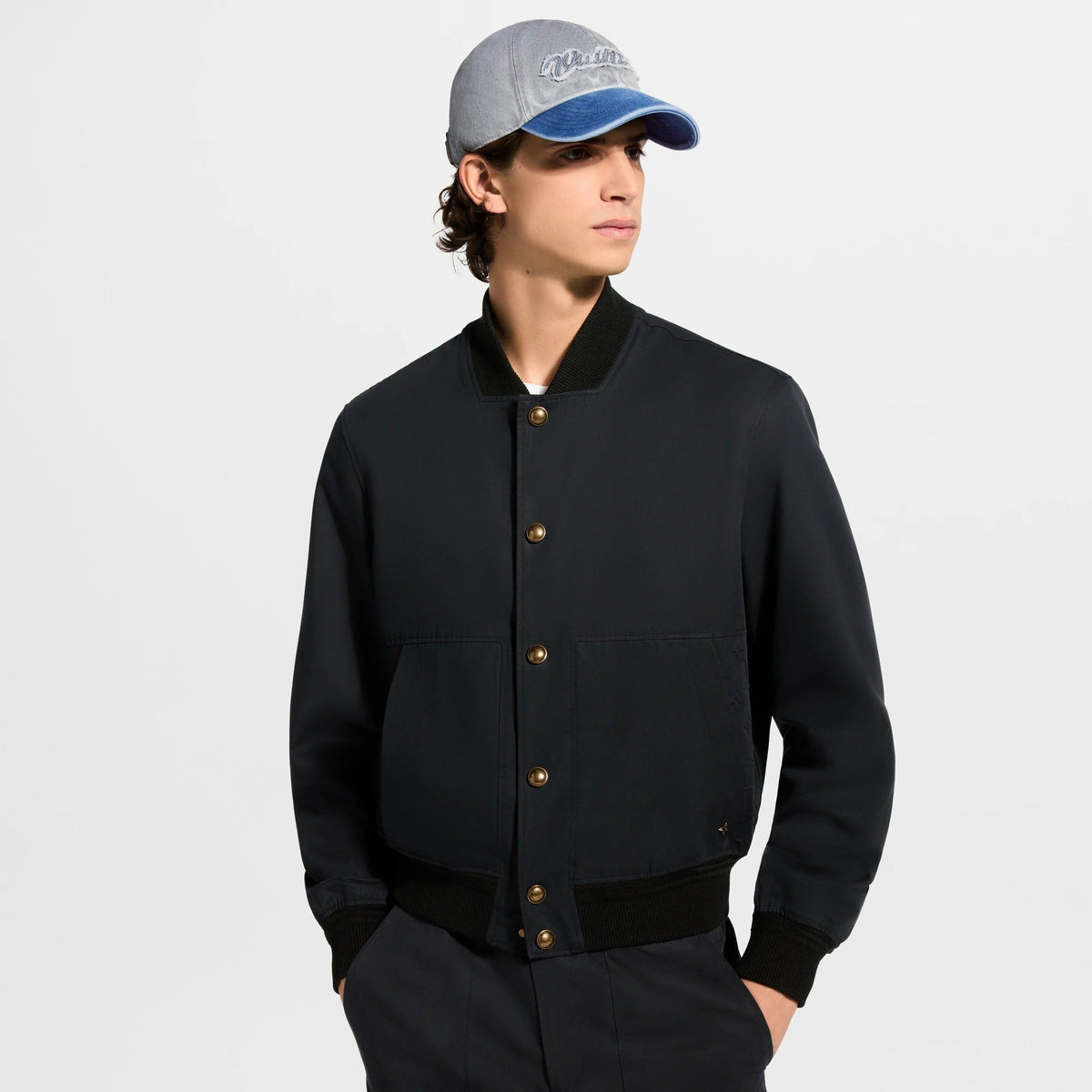 Light Bomber With Embossed Signature Details