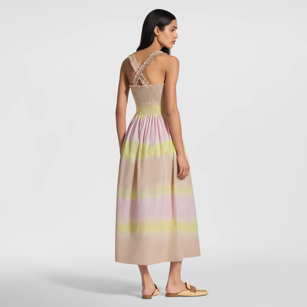 Tie Dye Smocked Dress