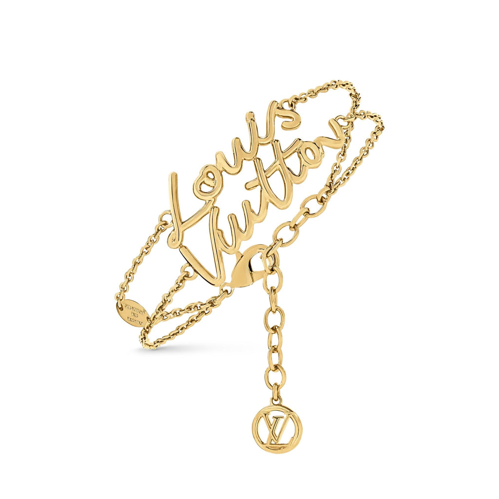 LV Script Bracelet