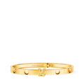 Empreinte Medium Bangle, Yellow Gold