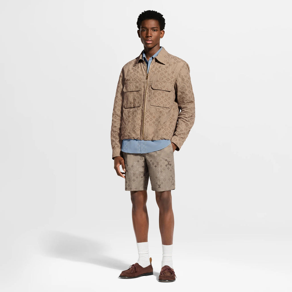 Monogram Ripstop Zippered Overshirt