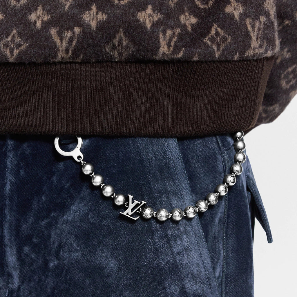 Damier Staples Chain Belt