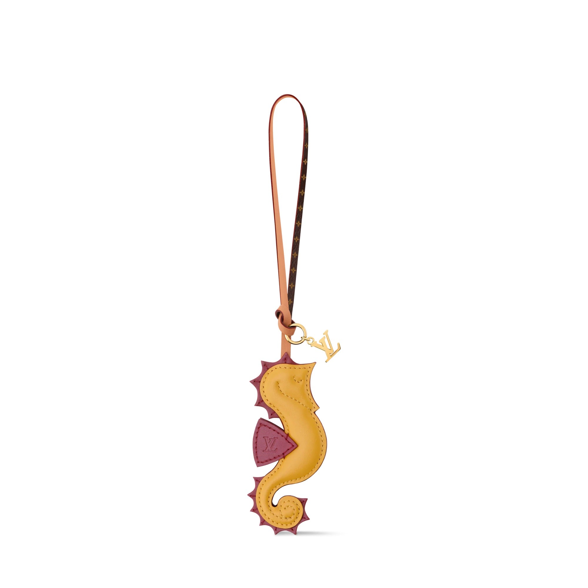 LV Seahorse Bag Charm