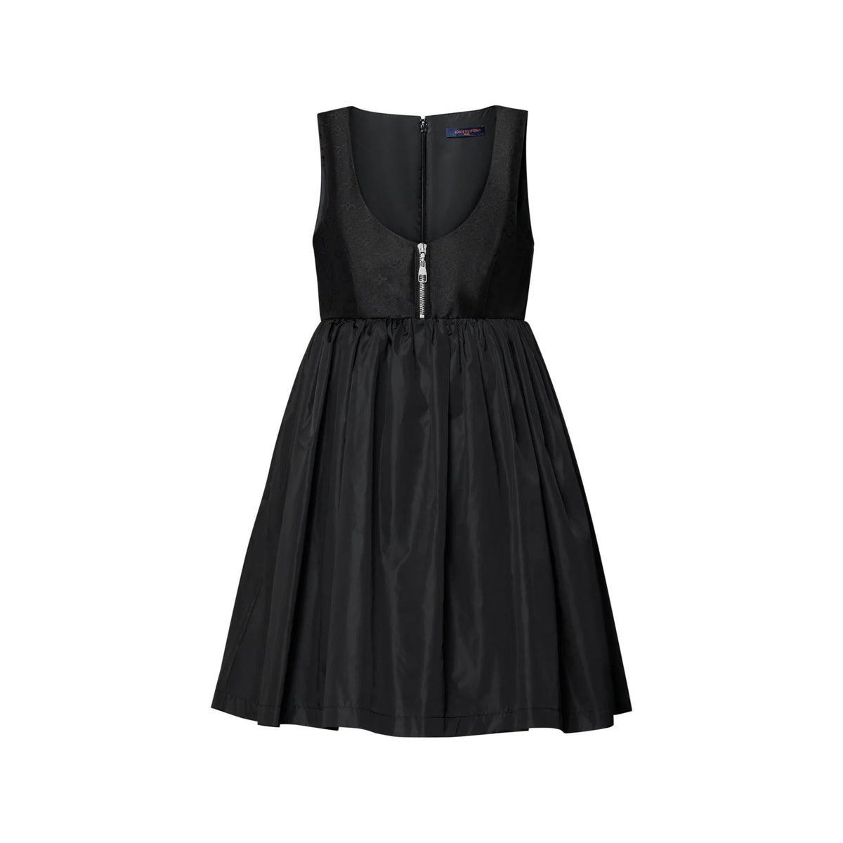 Monogram Accent Babydoll Dress