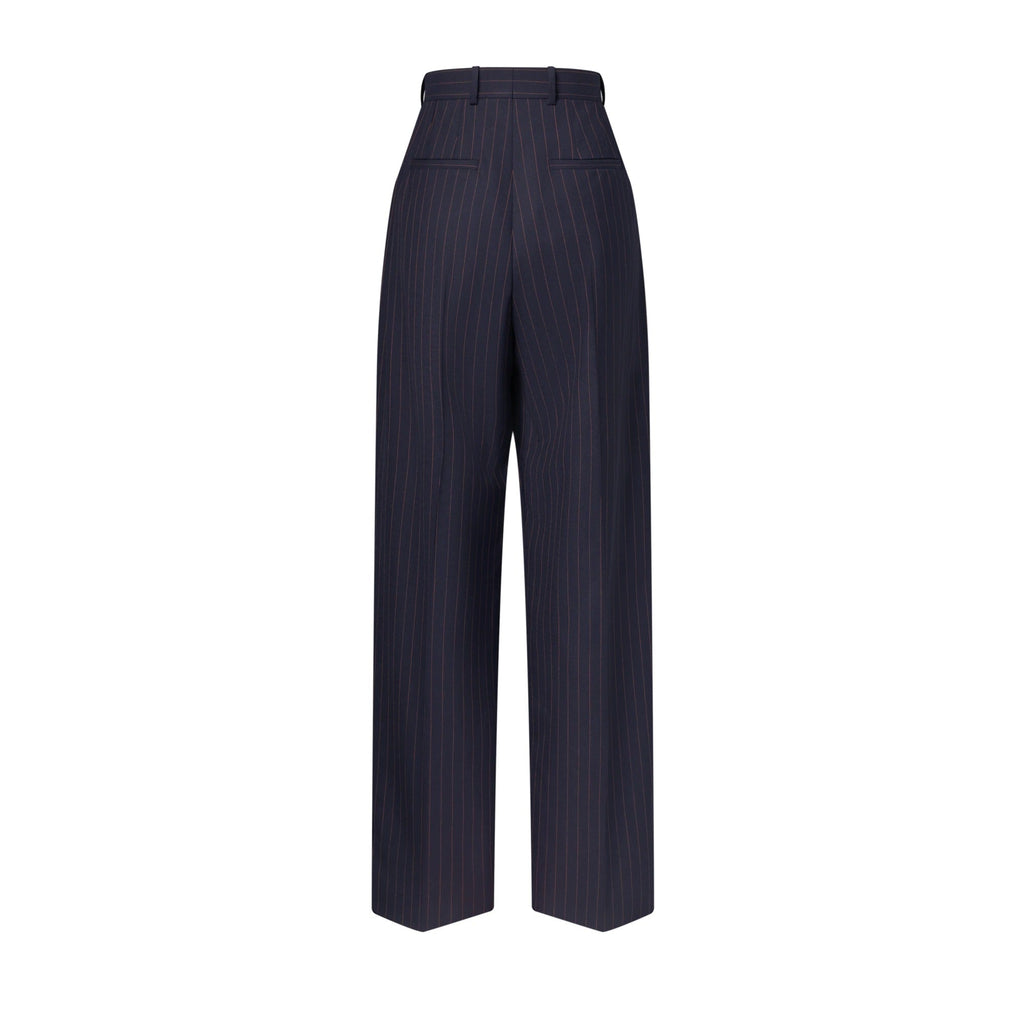 Pinstriped Tailored Pants