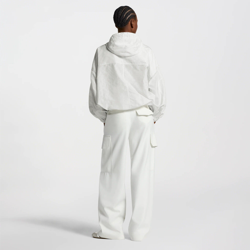 Monogram Accent Hooded Parka