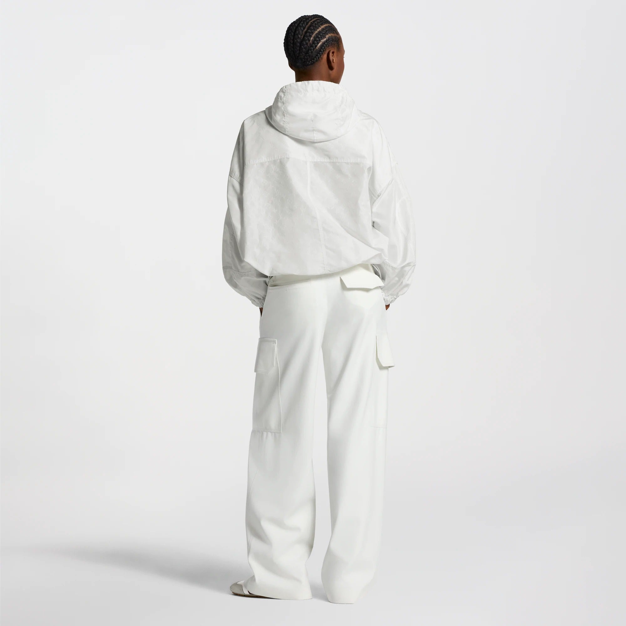 Monogram Accent Hooded Parka