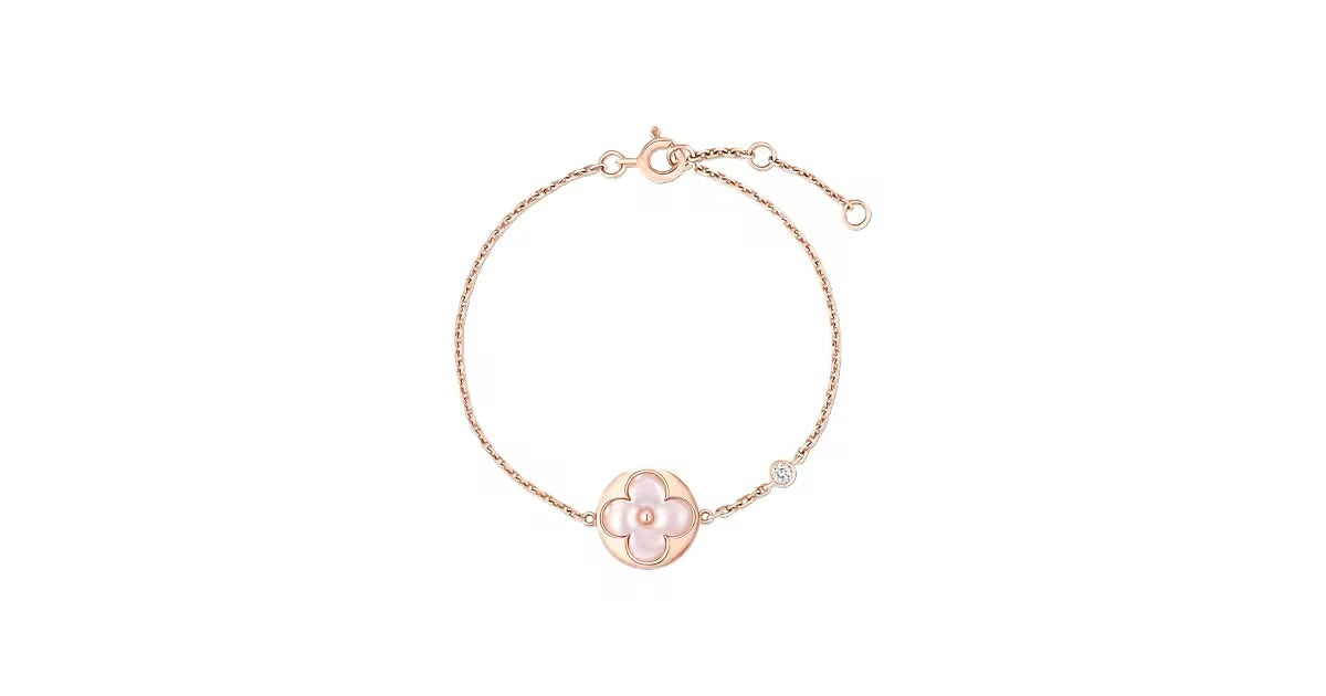 Color Blossom BB Sun Bracelet, Pink Gold, Pink Mother-of-Pearl and Diamond