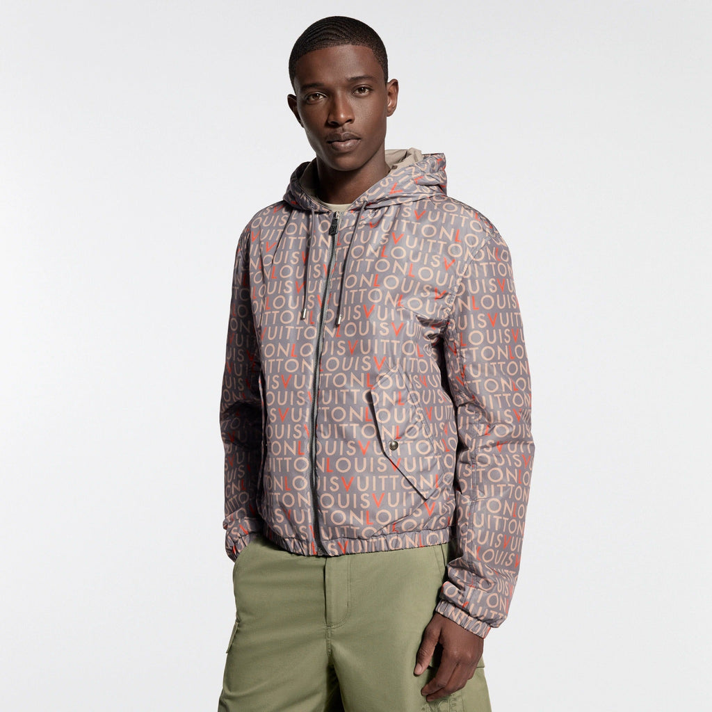 Printed Signature Windbreaker
