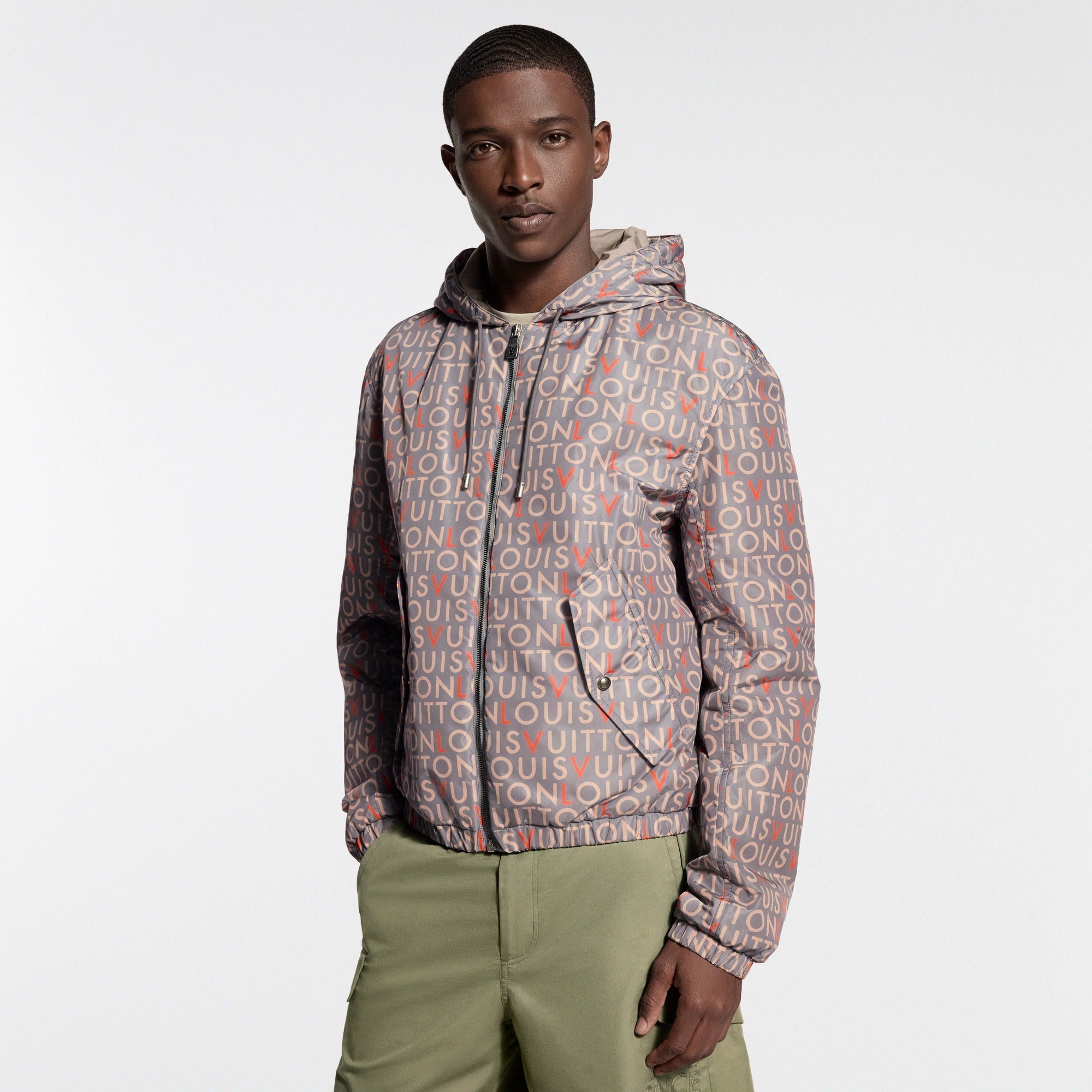 Printed Signature Windbreaker