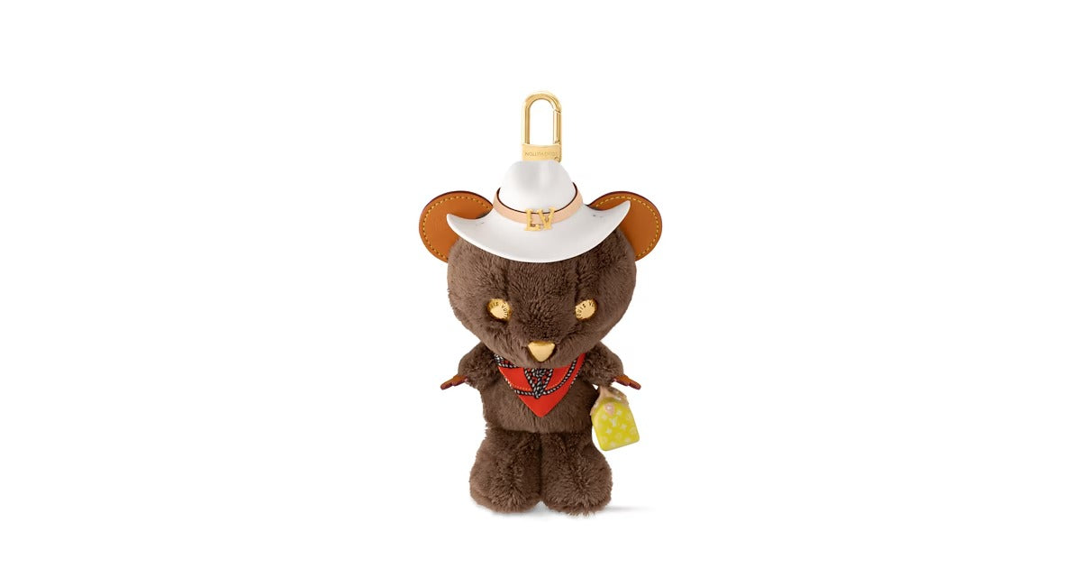 LV Louis Bear Bag Charm