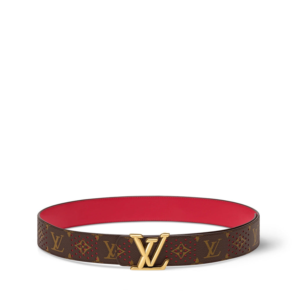 LV Dimension Monogram Grid 40mm Reversible Belt