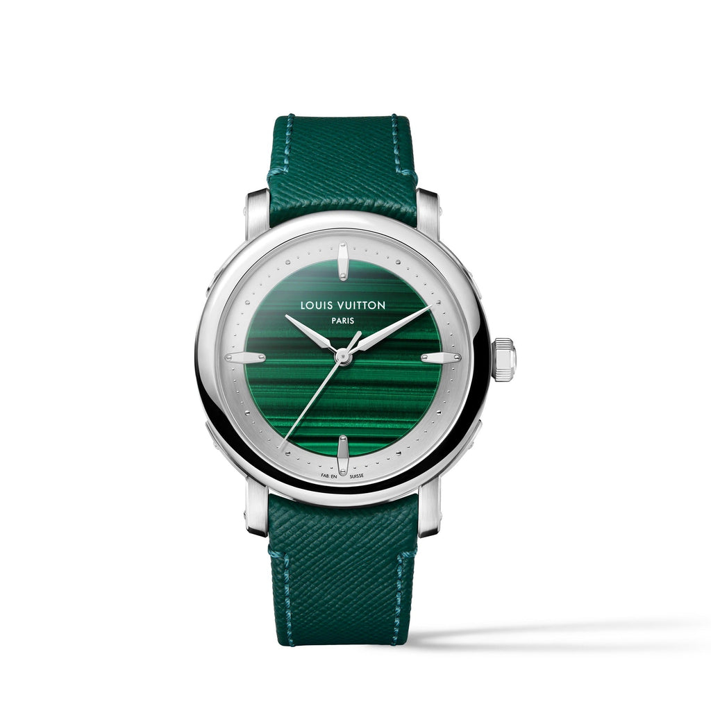 Louis Vuitton Escale, Automatic, 40mm, Platinum and malachite