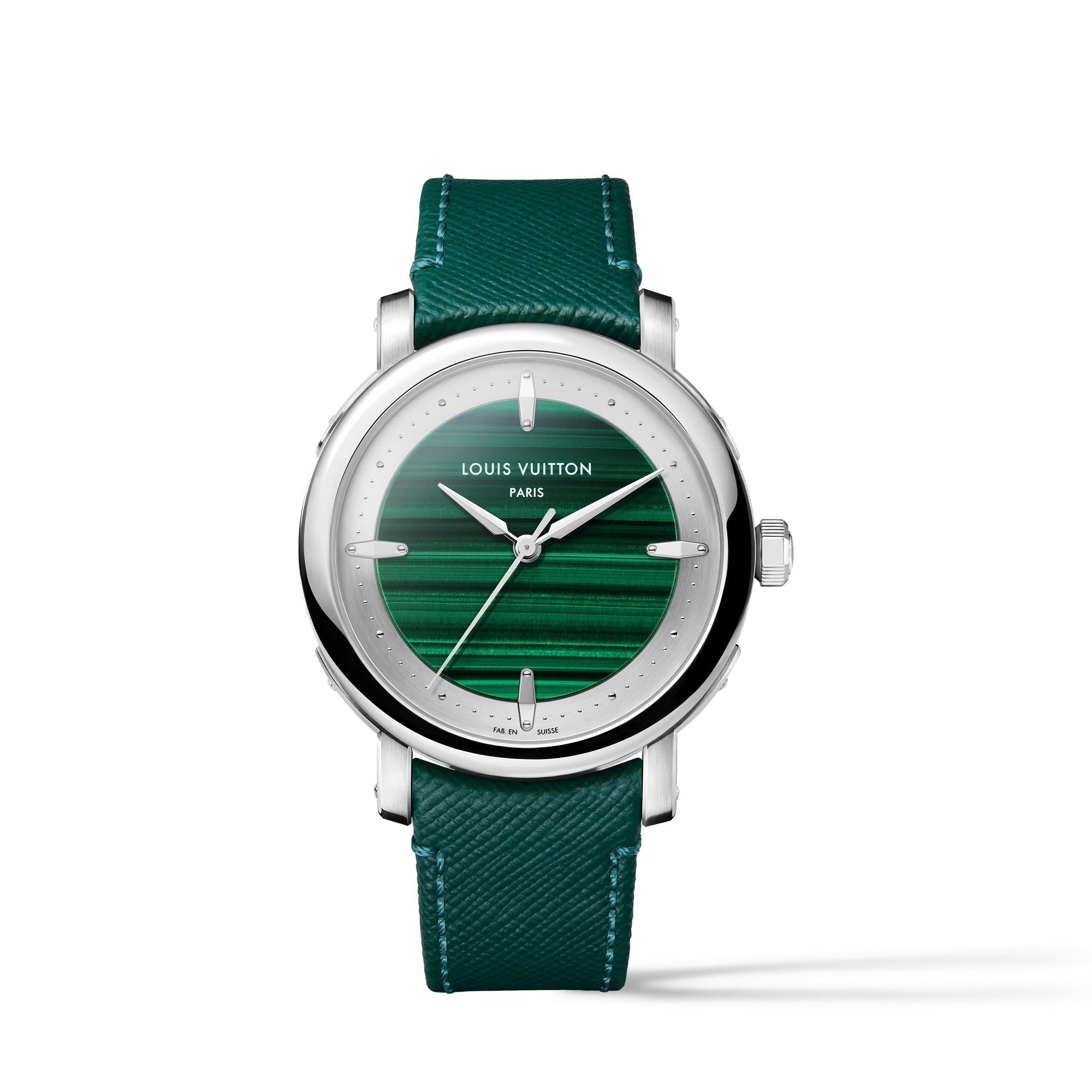 Louis Vuitton Escale, Automatic, 40mm, Platinum and malachite