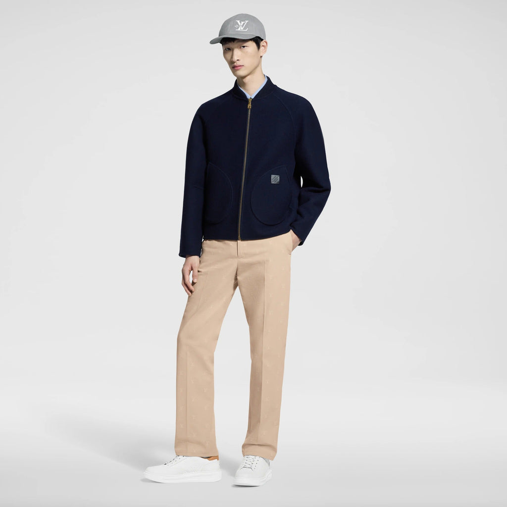LV Blason Cotton Jacquard Chino Pants