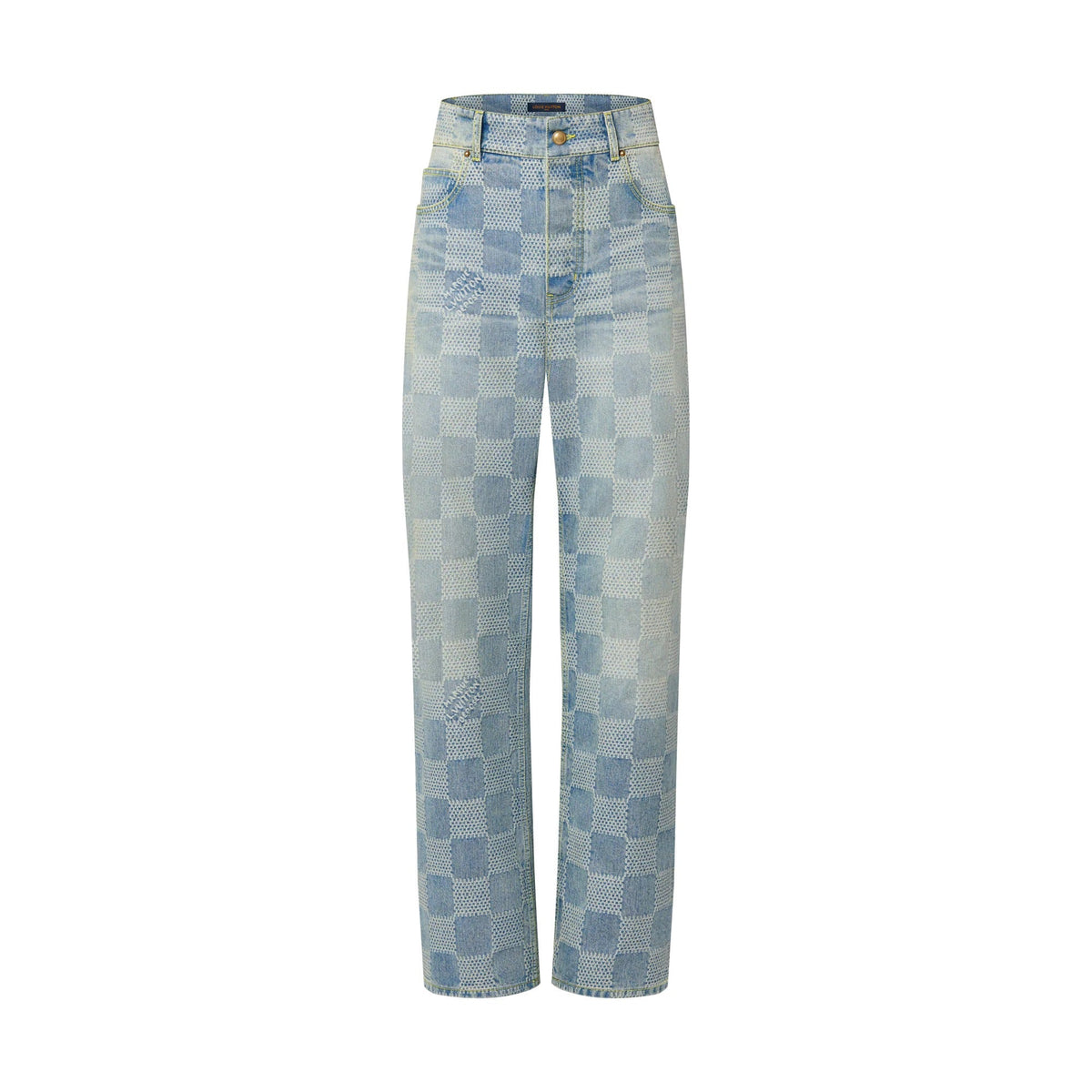 Damier Denim Skate Pants