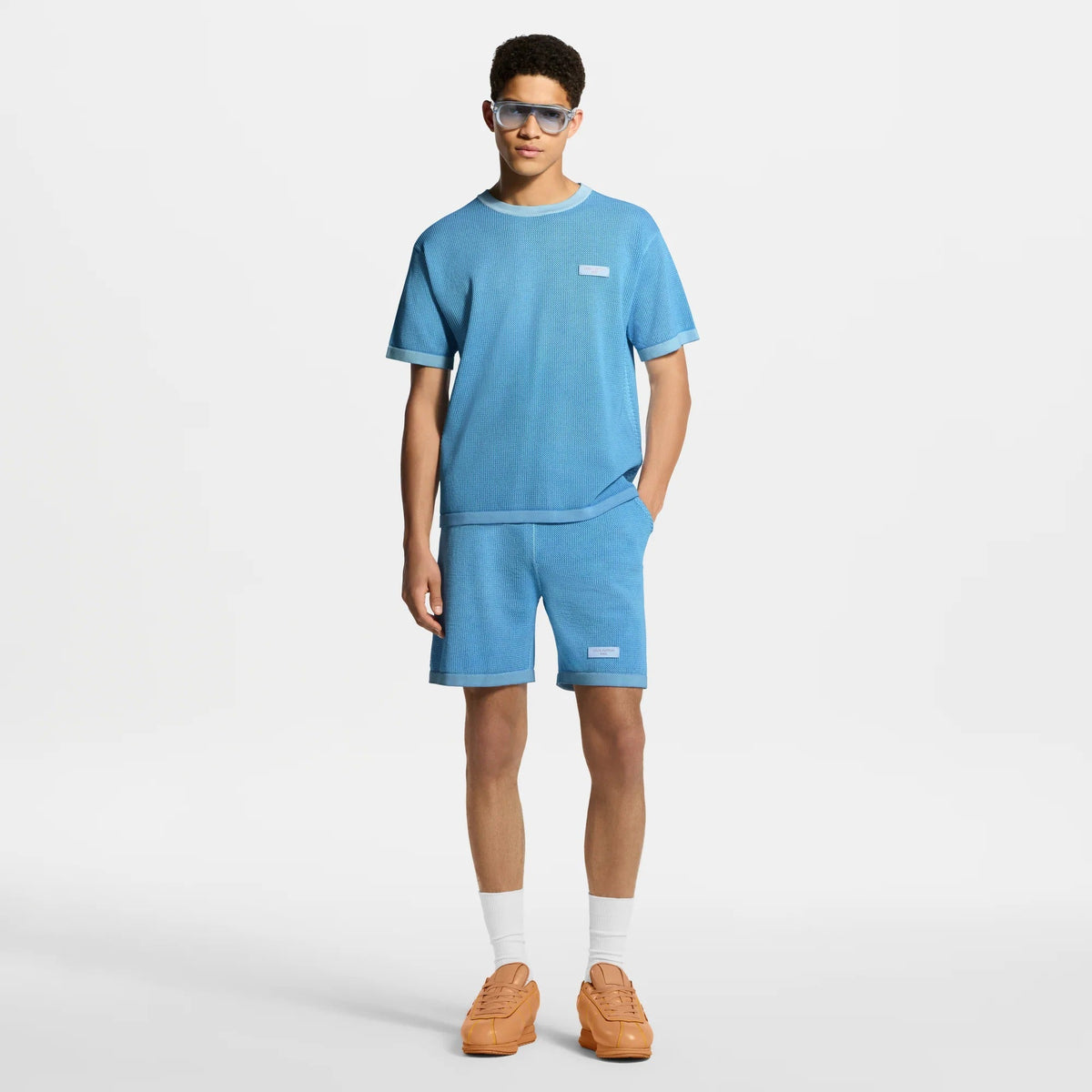 Sun-Bleached Short-Sleeved Crewneck