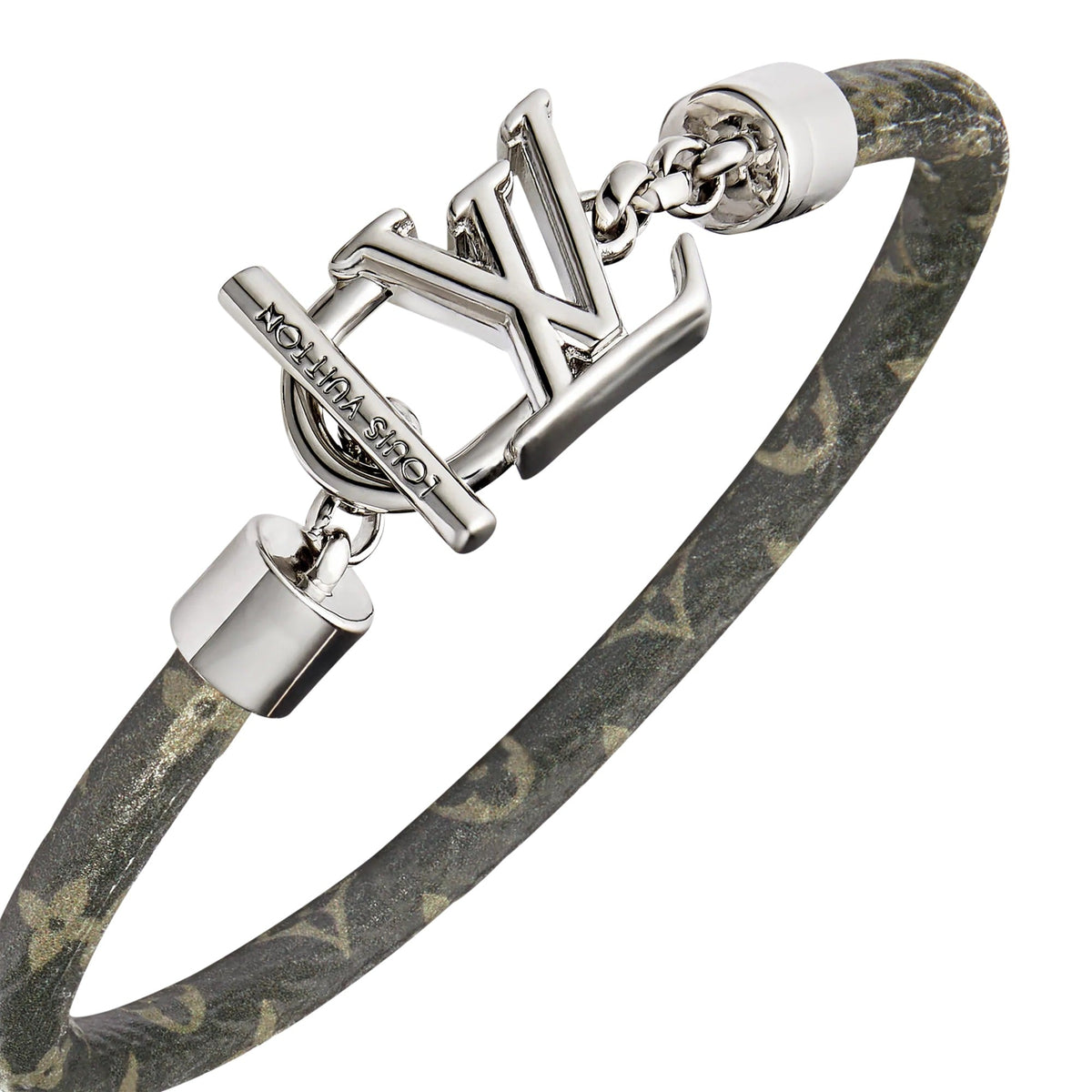 LV Dimension Monogram Leather Bracelet